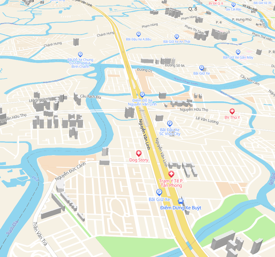 Vector Dark Map Style