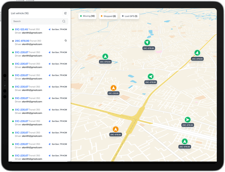 Transport Management System visual